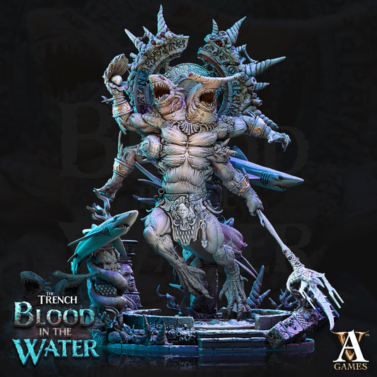 The Trench: Blood In The Water | Paintable 3D Resin Printed Miniature by Archvillain Games