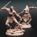 Hali Brookes – Water Elemi Rogue | Paintable 3D Resin Printed Miniature by DM Stash