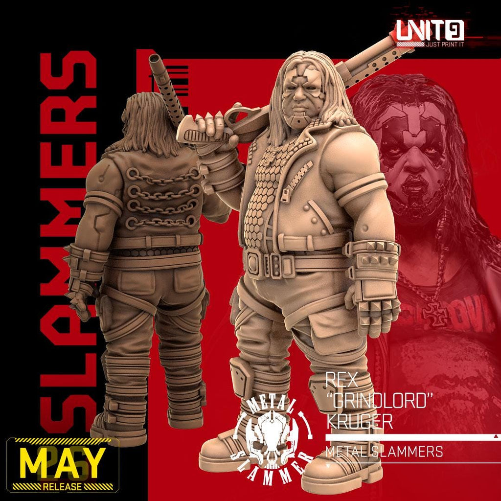 Metal Slammers Gang May 2026 Release | Paintable 3D Resin Printed Scifi Miniature by Unit9