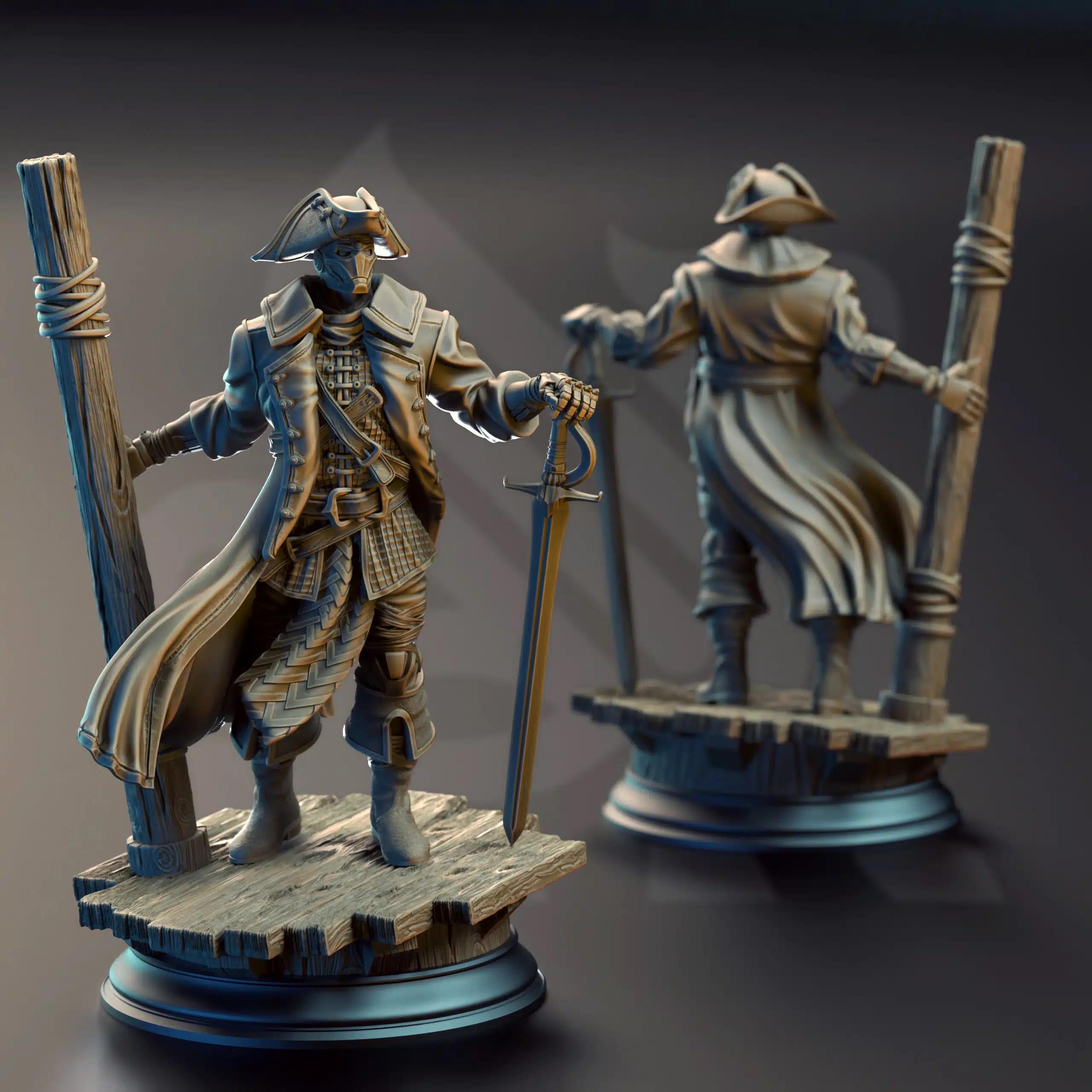 Blood on the Sails July 2025 Release | Paintable 3D Resin Printed Miniature by DM Stash