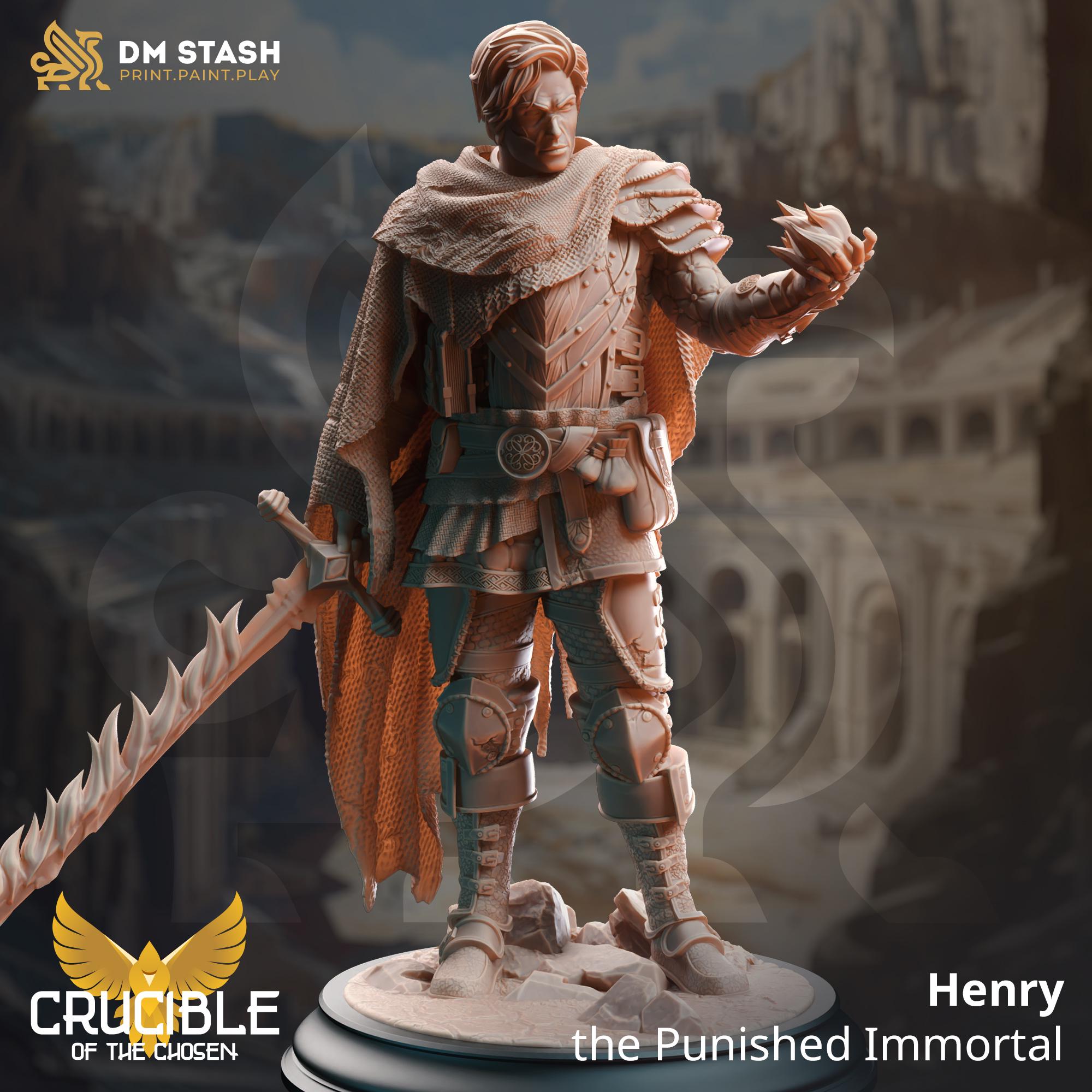 Crucible of the Chosen April 2024 Release | Paintable 3D Resin Printed Miniature by DM Stash
