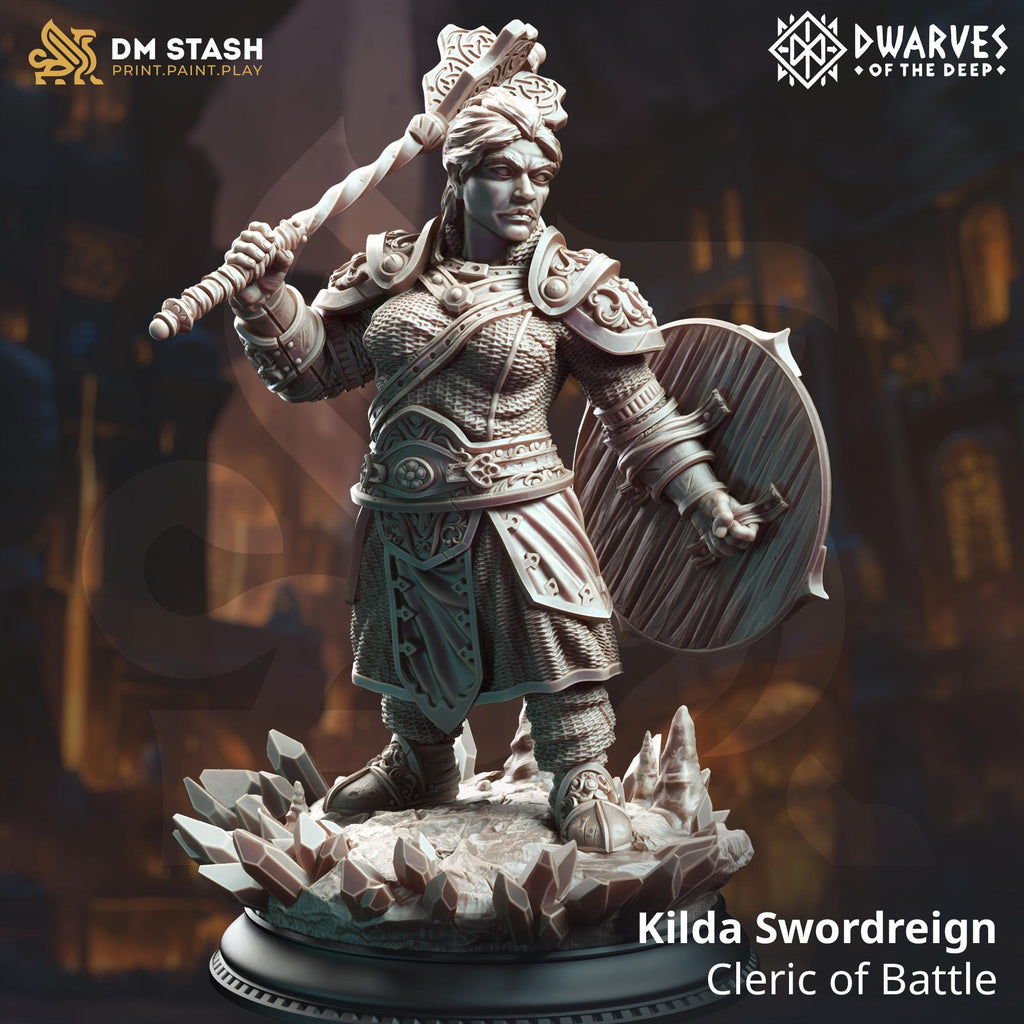 Dwarves of the Deep September 2024 Release | Paintable 3D Resin Printed Miniature by DM Stash
