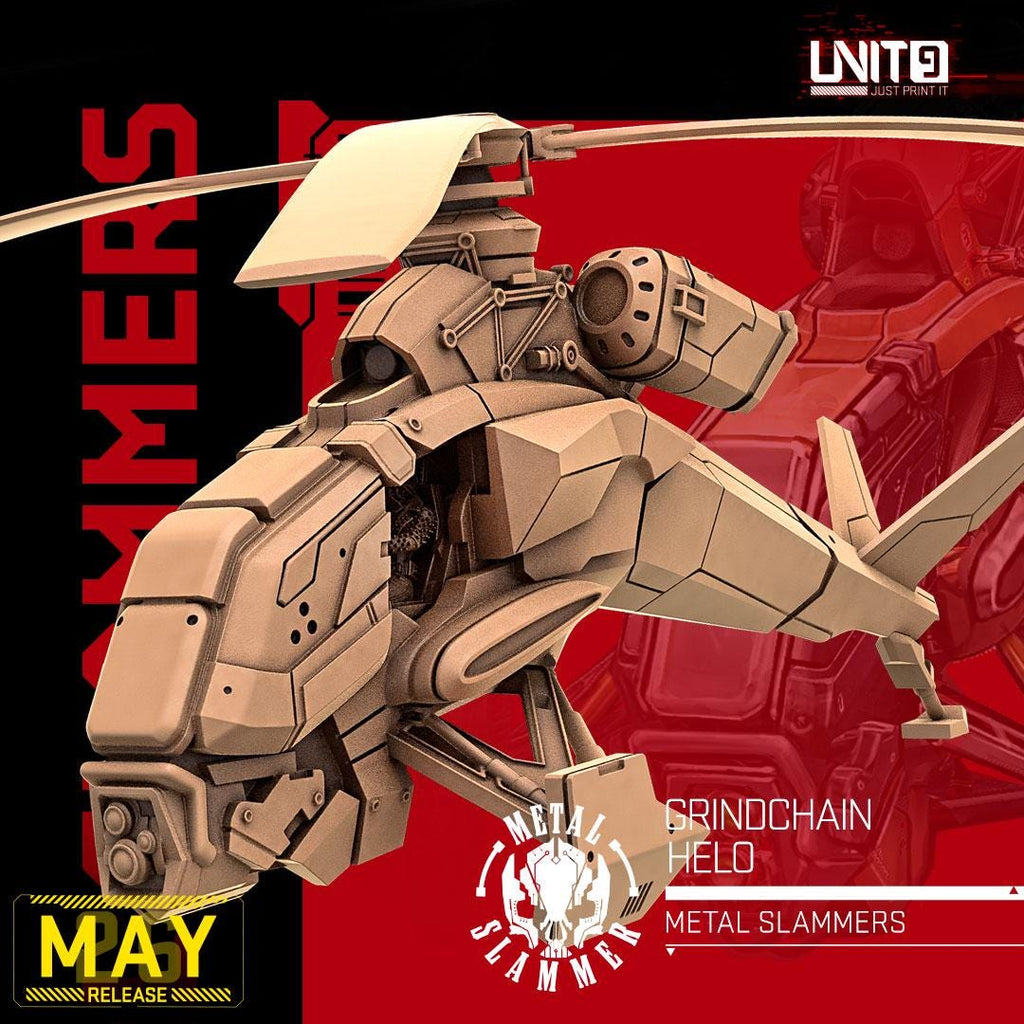 Metal Slammers Gang May 2026 Release | Paintable 3D Resin Printed Scifi Miniature by Unit9
