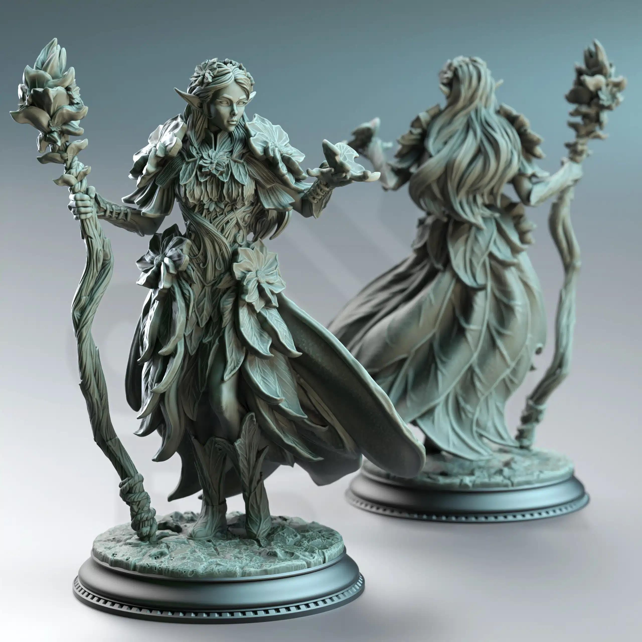 Synoria the Noble Hearted – Feywalker Caster | Paintable 3D Resin Printed Miniature by DM Stash