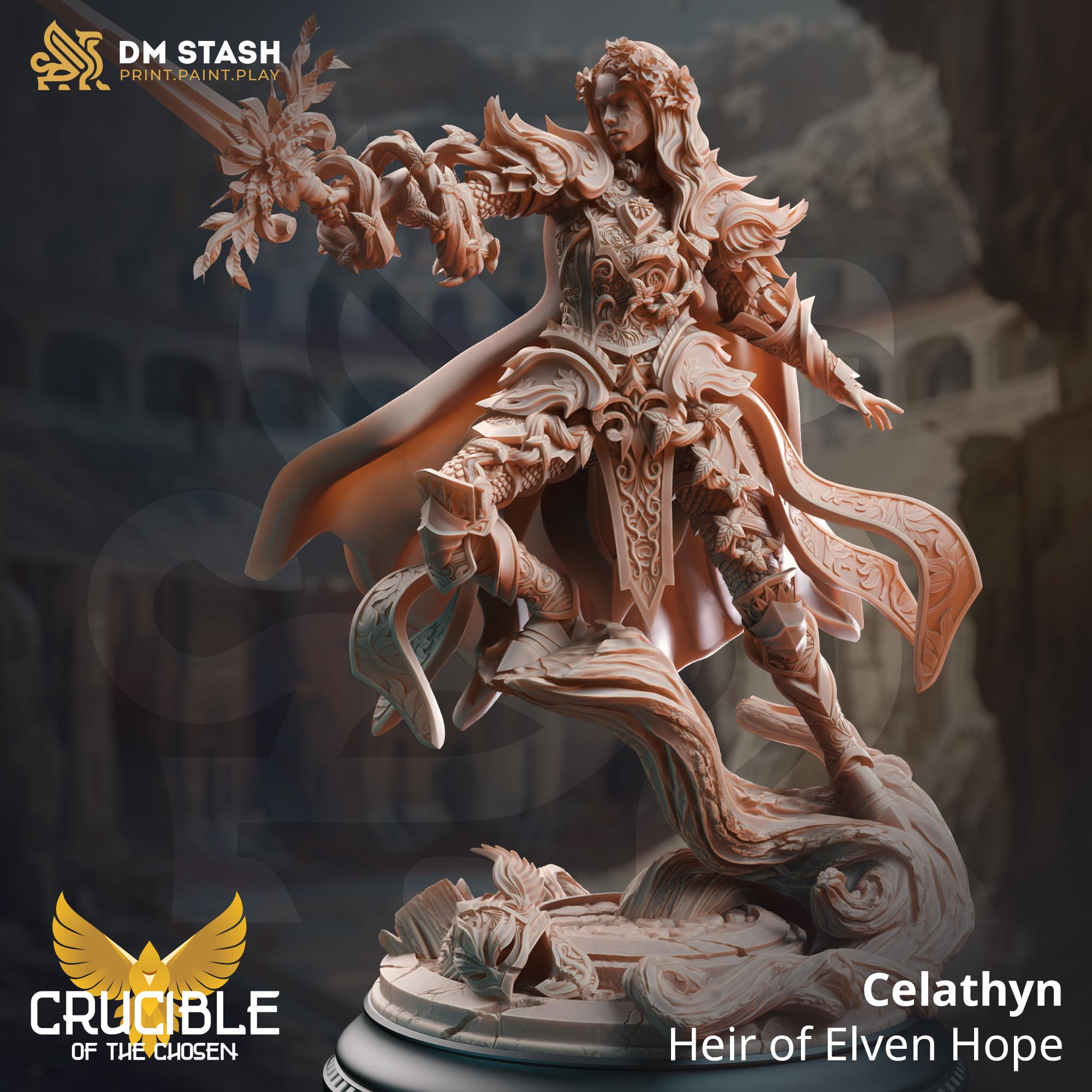 Crucible of the Chosen April 2024 Release | Paintable 3D Resin Printed Miniature by DM Stash