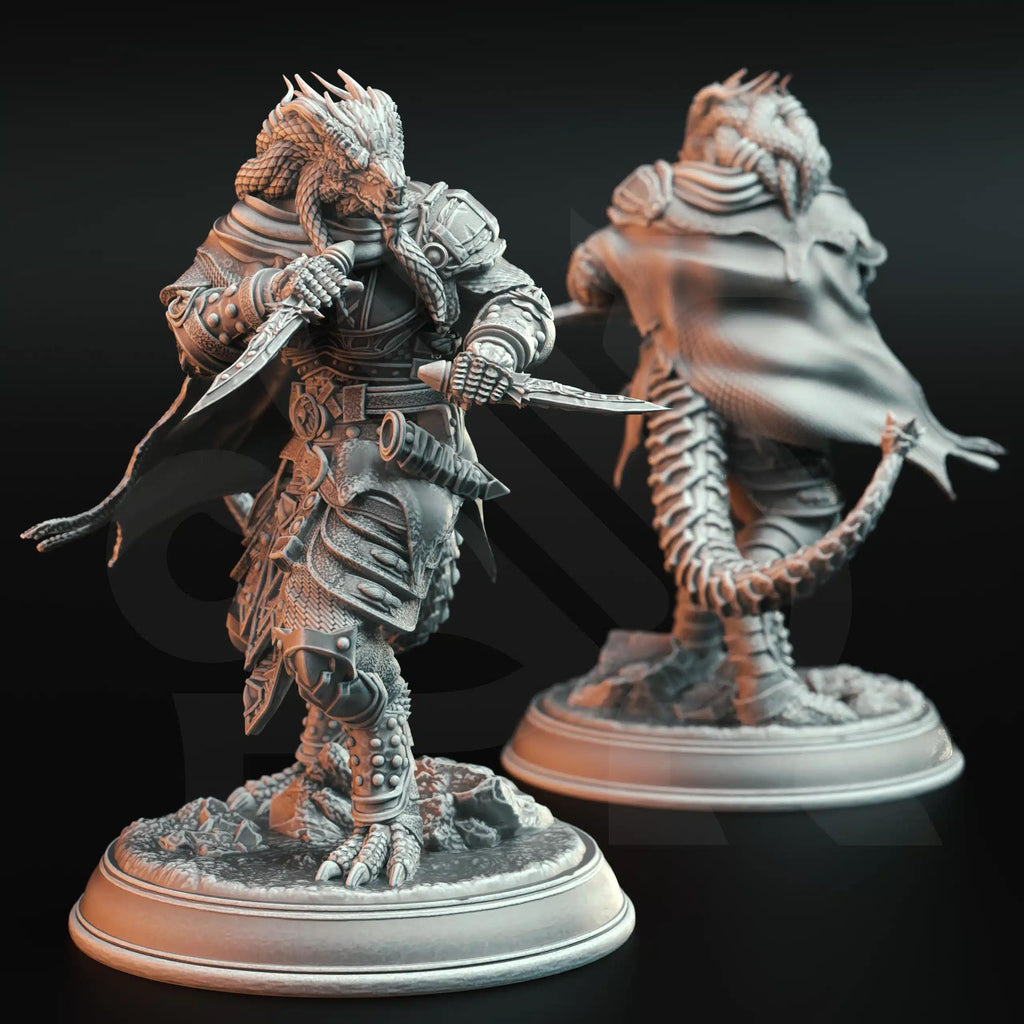 Umbrascale – Draconic Rogue | Paintable 3D Resin Printed Miniature by DM Stash