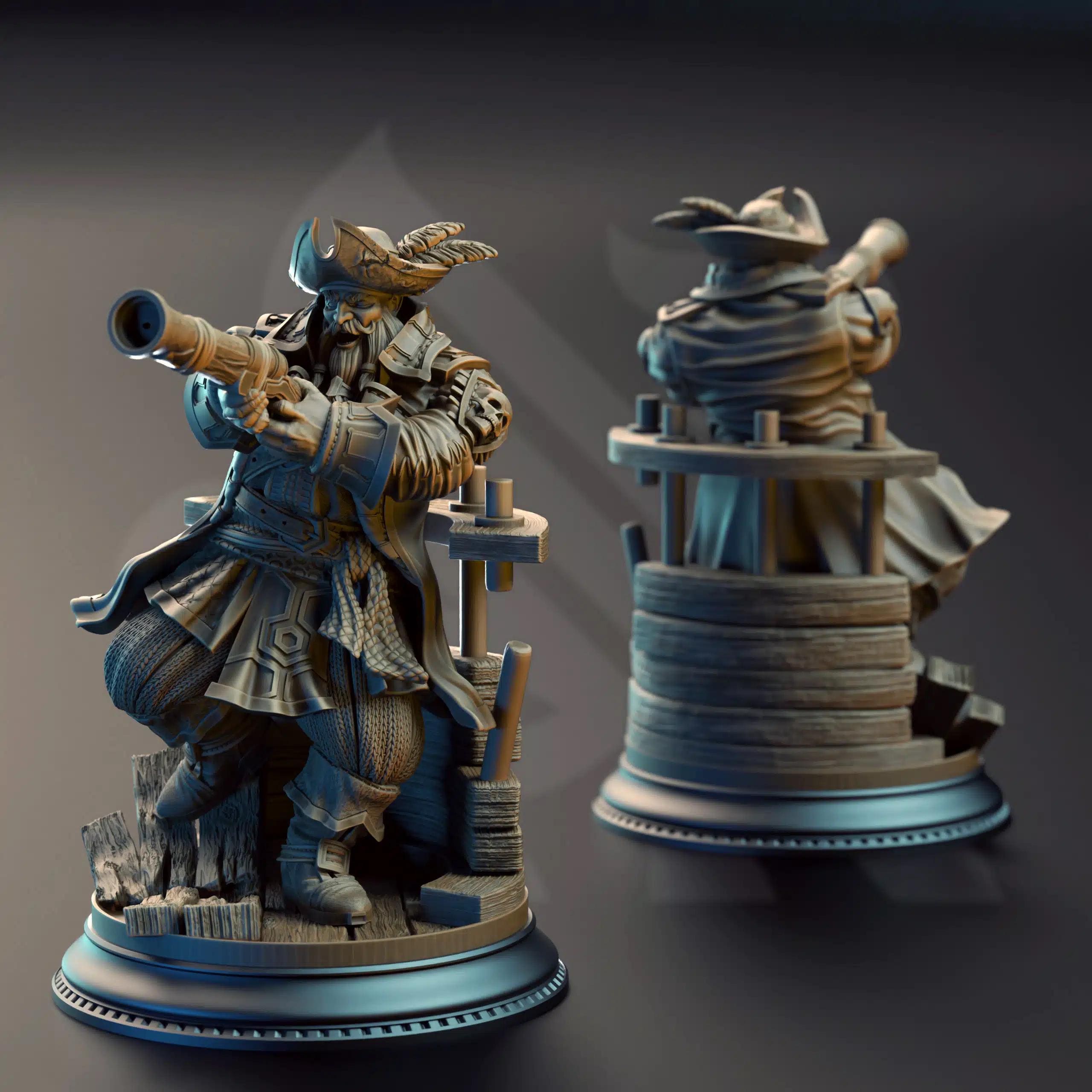 Blood on the Sails July 2025 Release | Paintable 3D Resin Printed Miniature by DM Stash