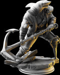 Baz “Smiley” Armstrong – Sharkman Enforcer | Paintable 3D Resin Printed Miniature by DM Stash