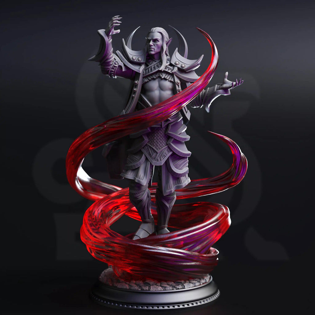 Drow From Beyond August 2025 Release | Paintable 3D Resin Printed Miniature by DM Stash