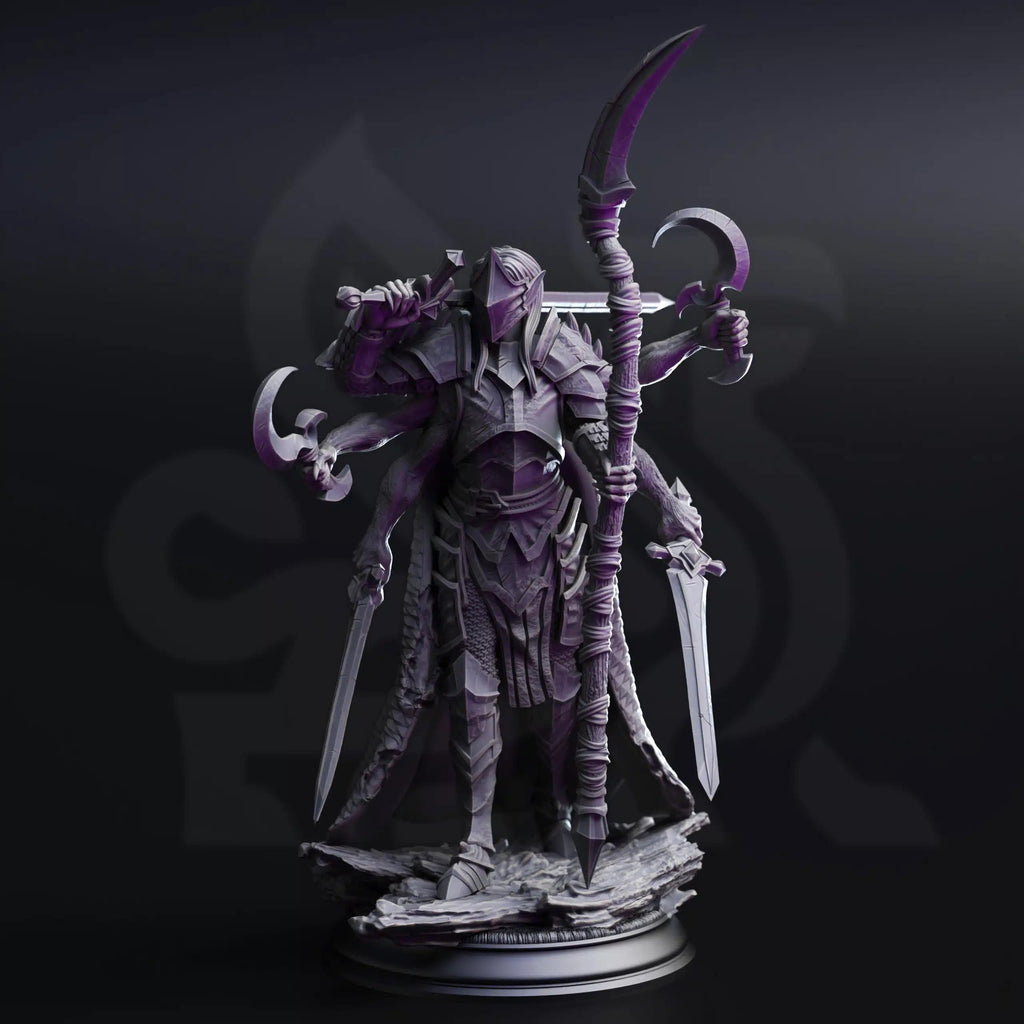 Drow From Beyond August 2025 Release | Paintable 3D Resin Printed Miniature by DM Stash