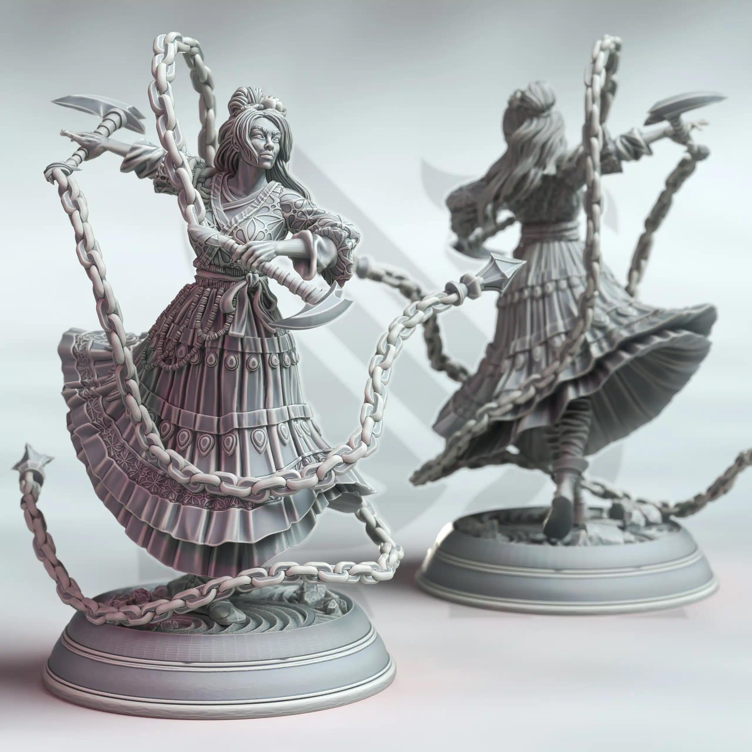 Spirits from the East September 2023 Release | Paintable 3D Resin Printed Miniature by DM Stash