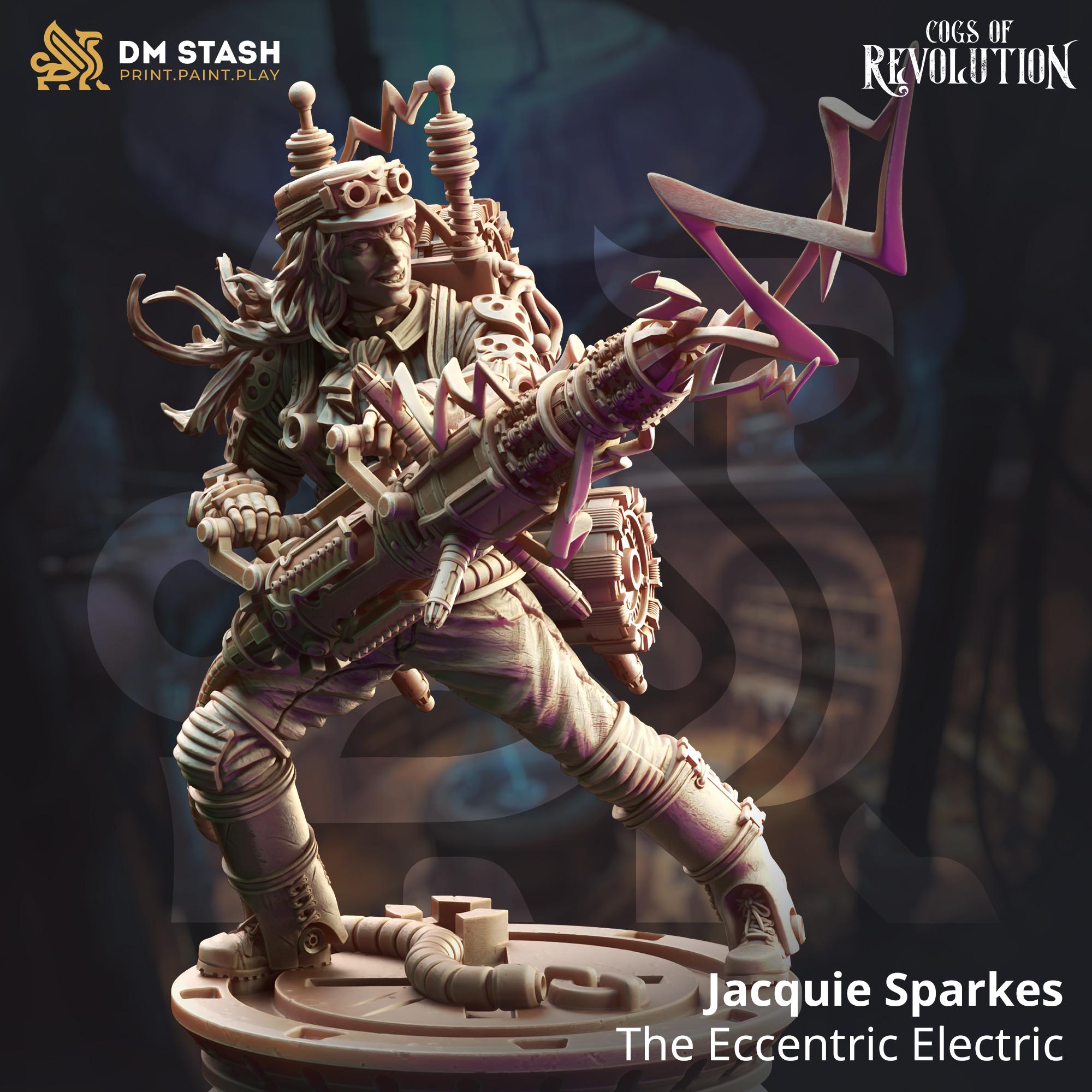 Cogs of Revolution February 2025 Release | Paintable 3D Resin Printed Miniature by DM Stash