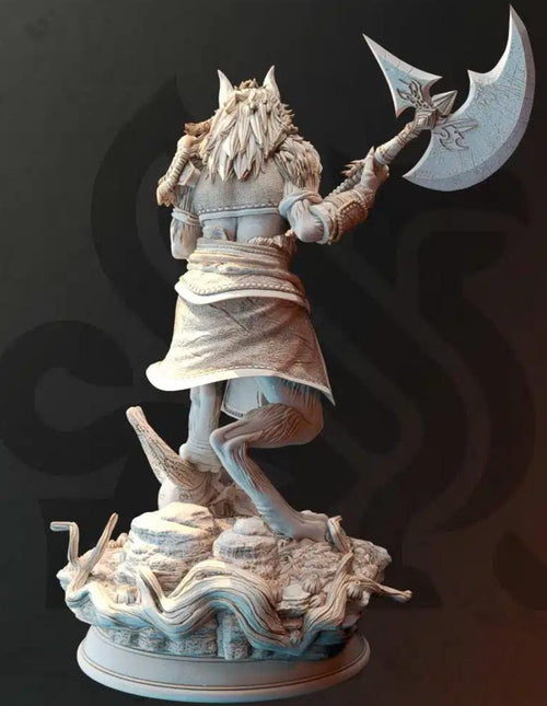 Ariana Grey – The Wolf Queen (Wolf Form) | Paintable 3D Resin Printed Miniature by DM Stash