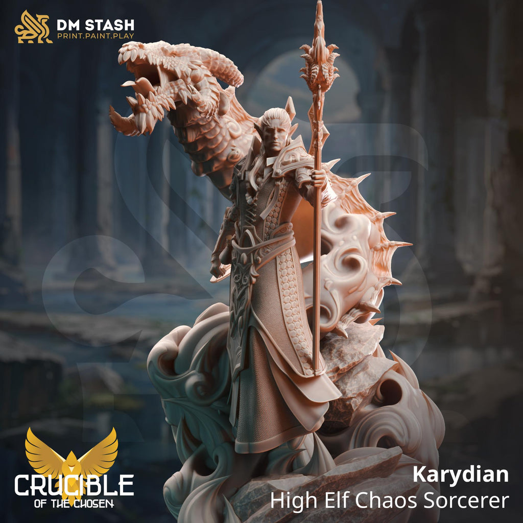 Crucible of the Chosen April 2024 Release | Paintable 3D Resin Printed Miniature by DM Stash