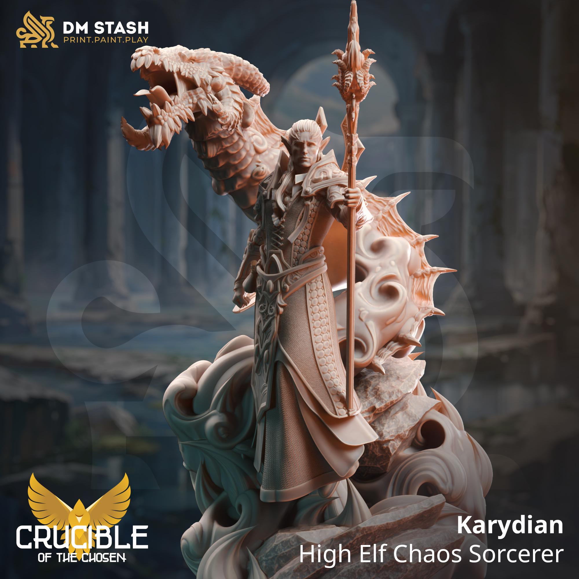 Crucible of the Chosen April 2024 Release | Paintable 3D Resin Printed Miniature by DM Stash