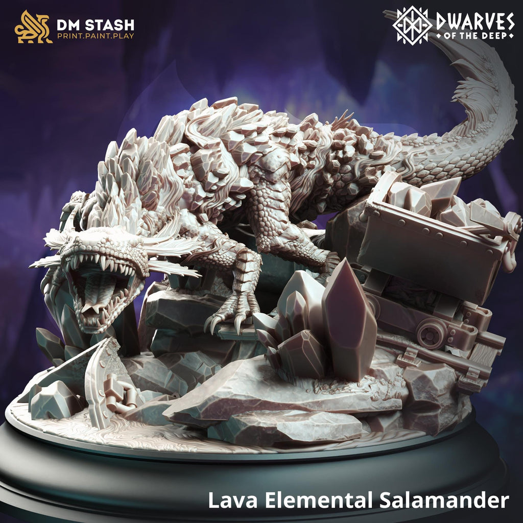 Dwarves of the Deep September 2024 Release | Paintable 3D Resin Printed Miniature by DM Stash