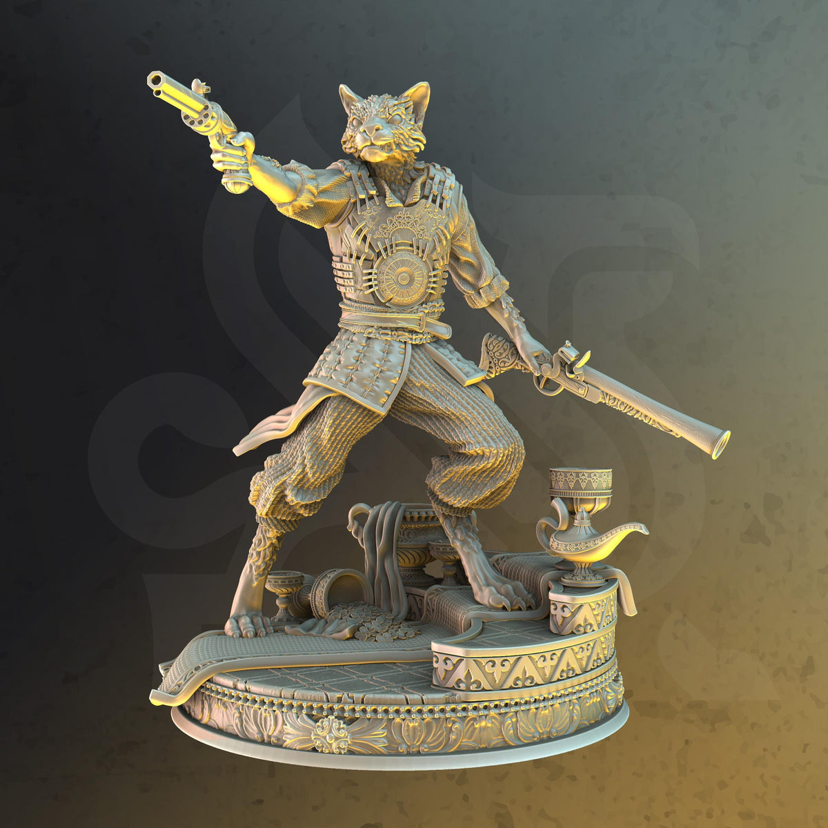 Kara’Ta – Sultan’s Bodyguard | Paintable 3D Resin Printed Miniature by DM Stash