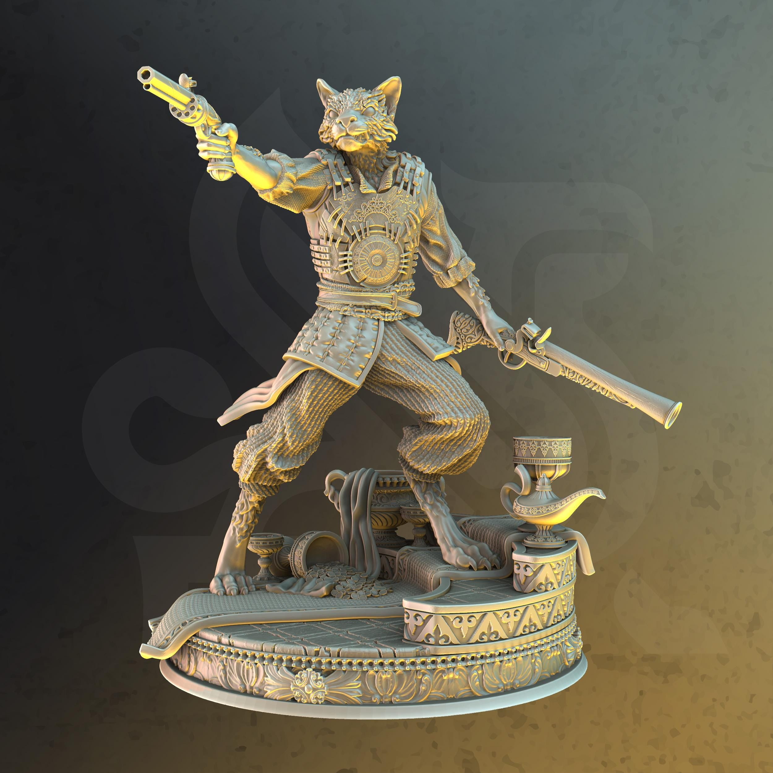 Kara’Ta – Sultan’s Bodyguard | Paintable 3D Resin Printed Miniature by DM Stash