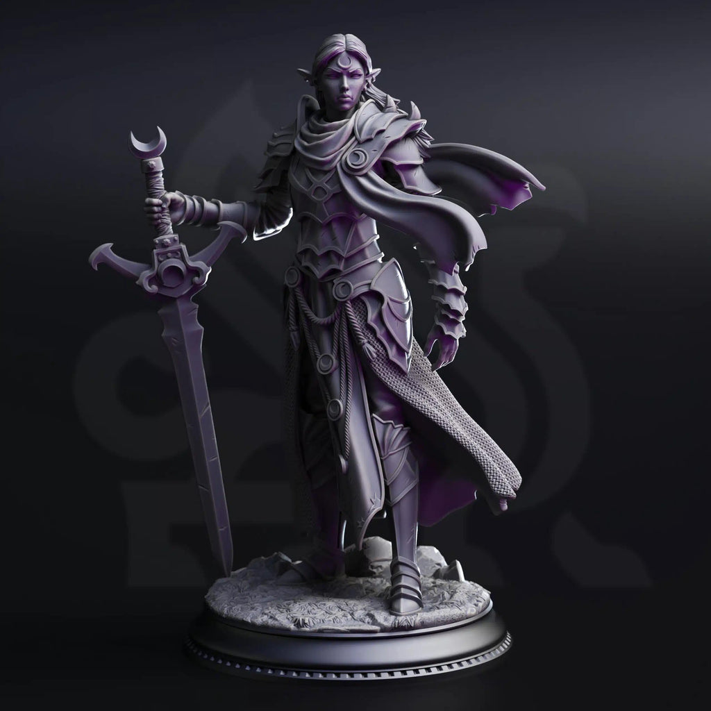 Drow From Beyond August 2025 Release | Paintable 3D Resin Printed Miniature by DM Stash