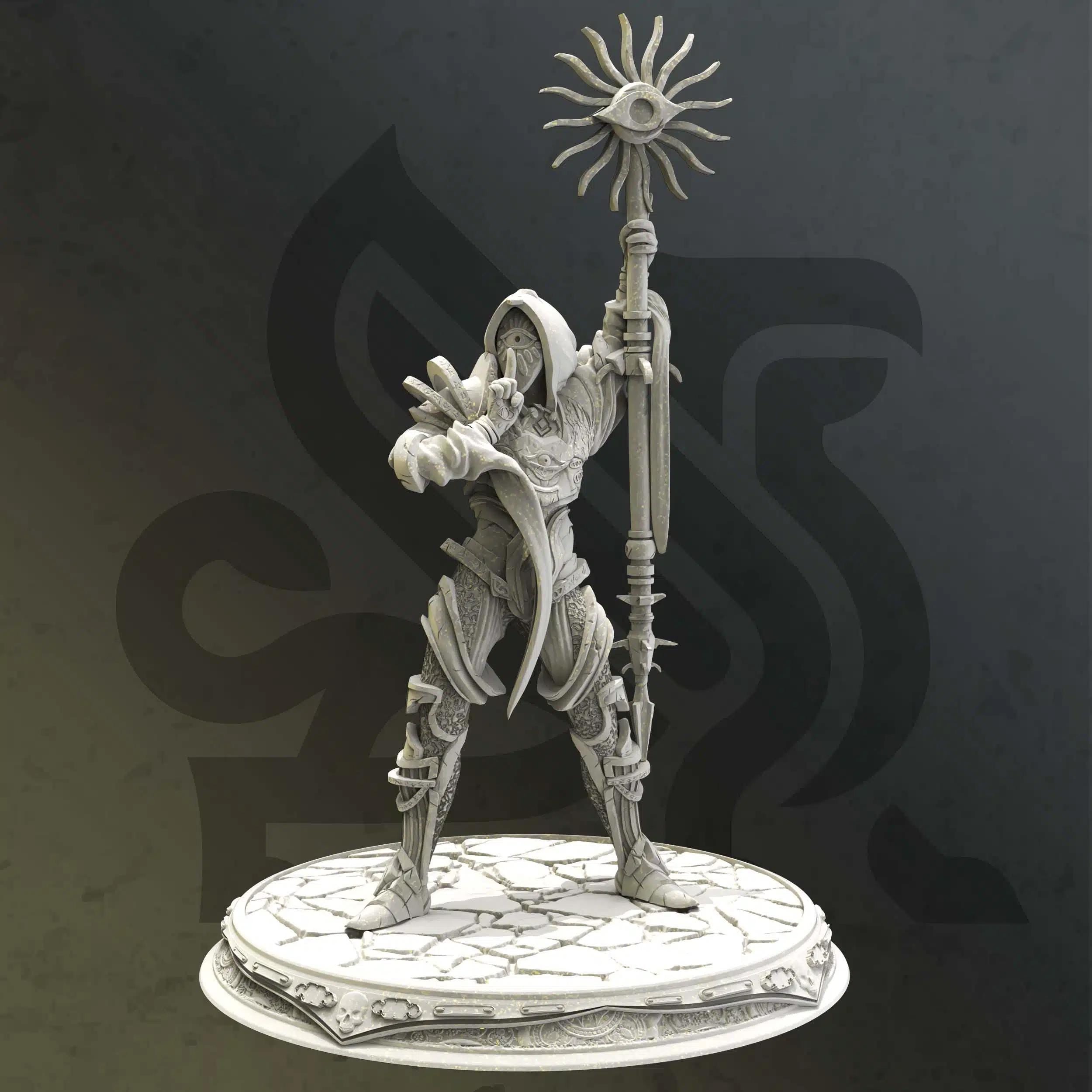 Seroca – Bearer of Secrets | Paintable 3D Resin Printed Miniature by DM Stash