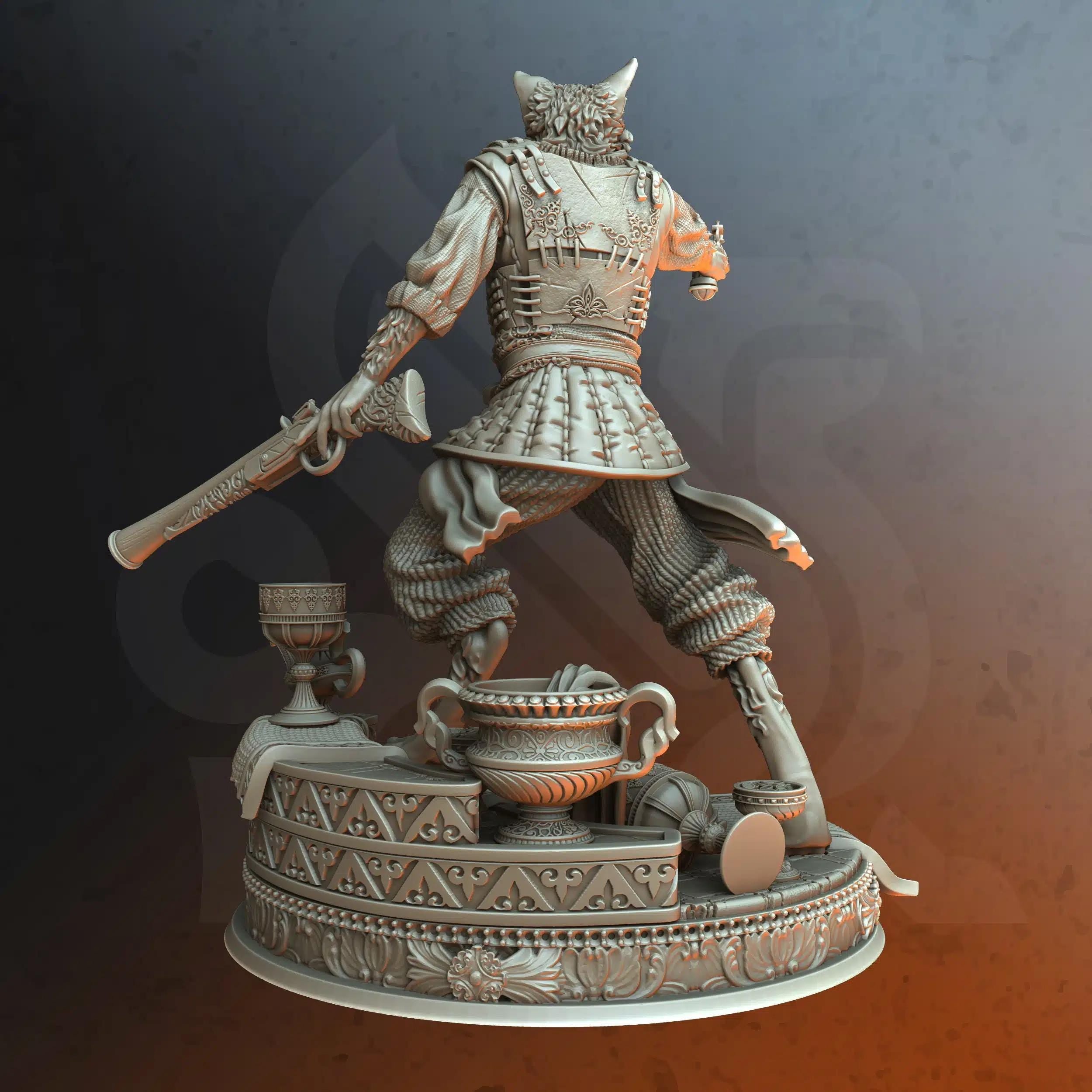 Kara’Ta – Sultan’s Bodyguard | Paintable 3D Resin Printed Miniature by DM Stash