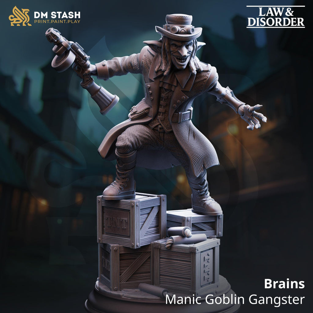 Law and Disorder December 2025 Release | Paintable 3D Resin Printed Miniature by DM Stash