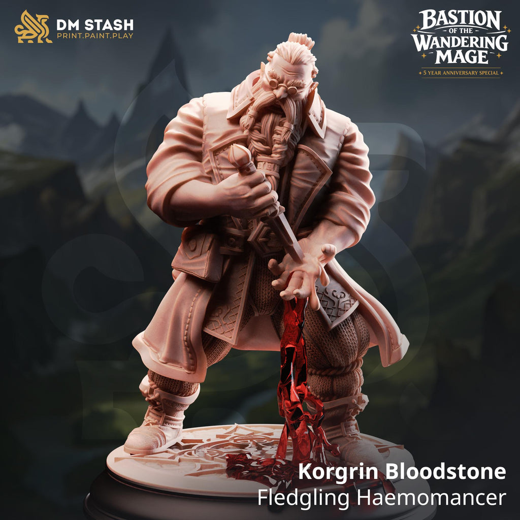 Bastion of the Wandering Mage (NPCs) April 2026 Release | Paintable 3D Resin Printed Miniature by DM Stash