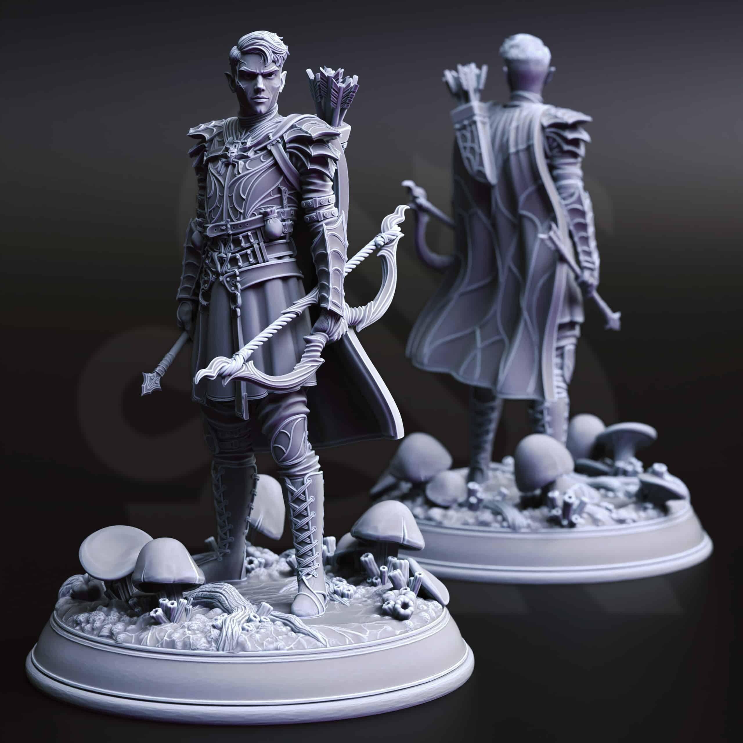 Irinax’s Chosen – Drow Soldiers | Paintable 3D Resin Printed Miniature by DM Stash