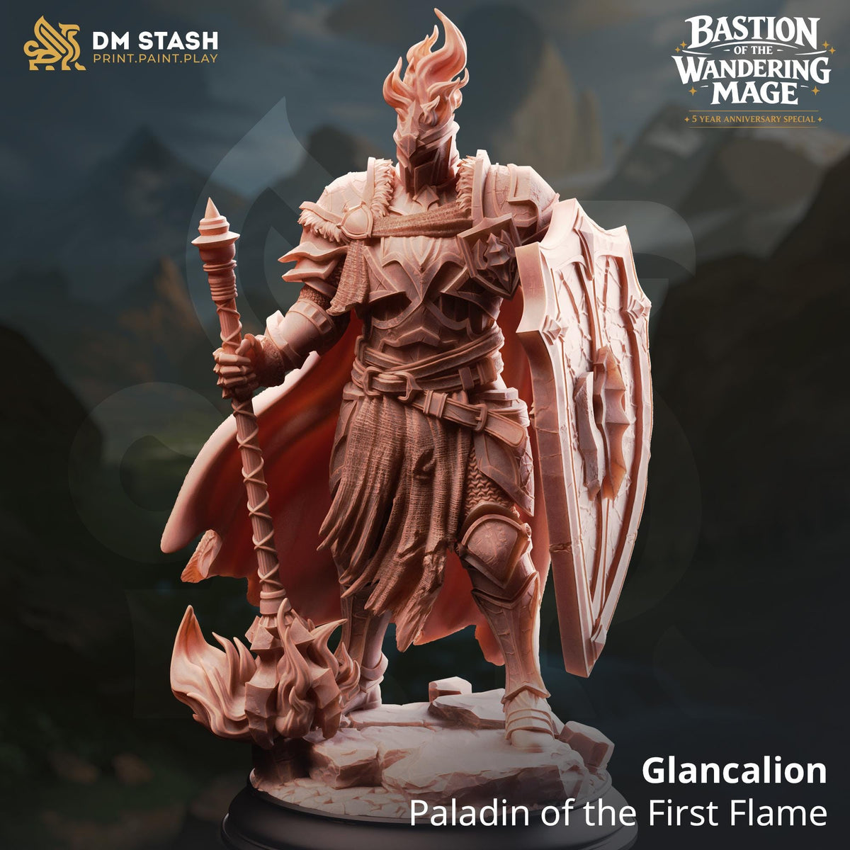 Bastion of the Wandering Mage (NPCs) April 2026 Release | Paintable 3D Resin Printed Miniature by DM Stash