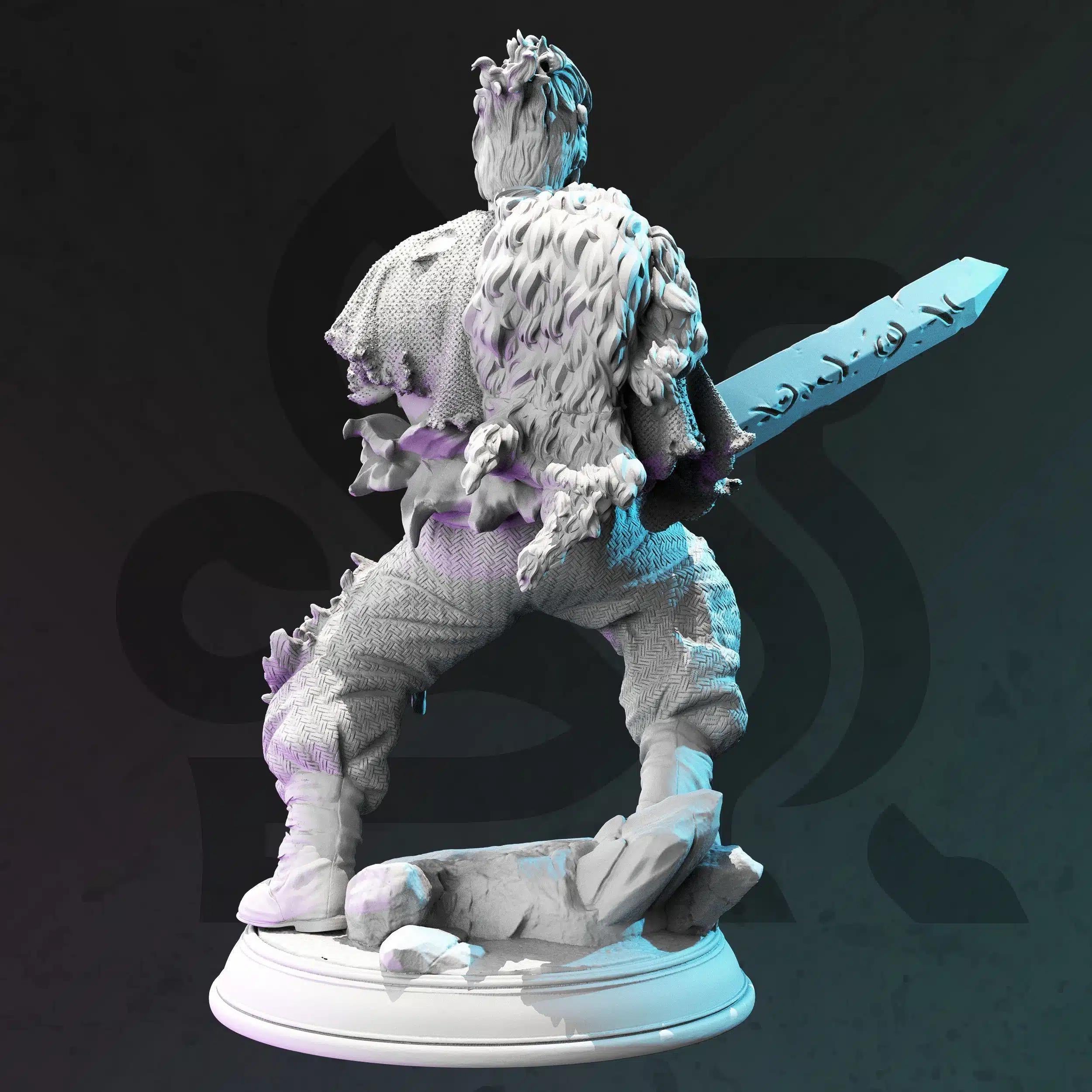 Gaius – Bloodhunter Captain | Paintable 3D Resin Printed Miniature by DM Stash