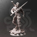 Tarick Wolfheart | Paintable 3D Resin Printed Miniature by DM Stash