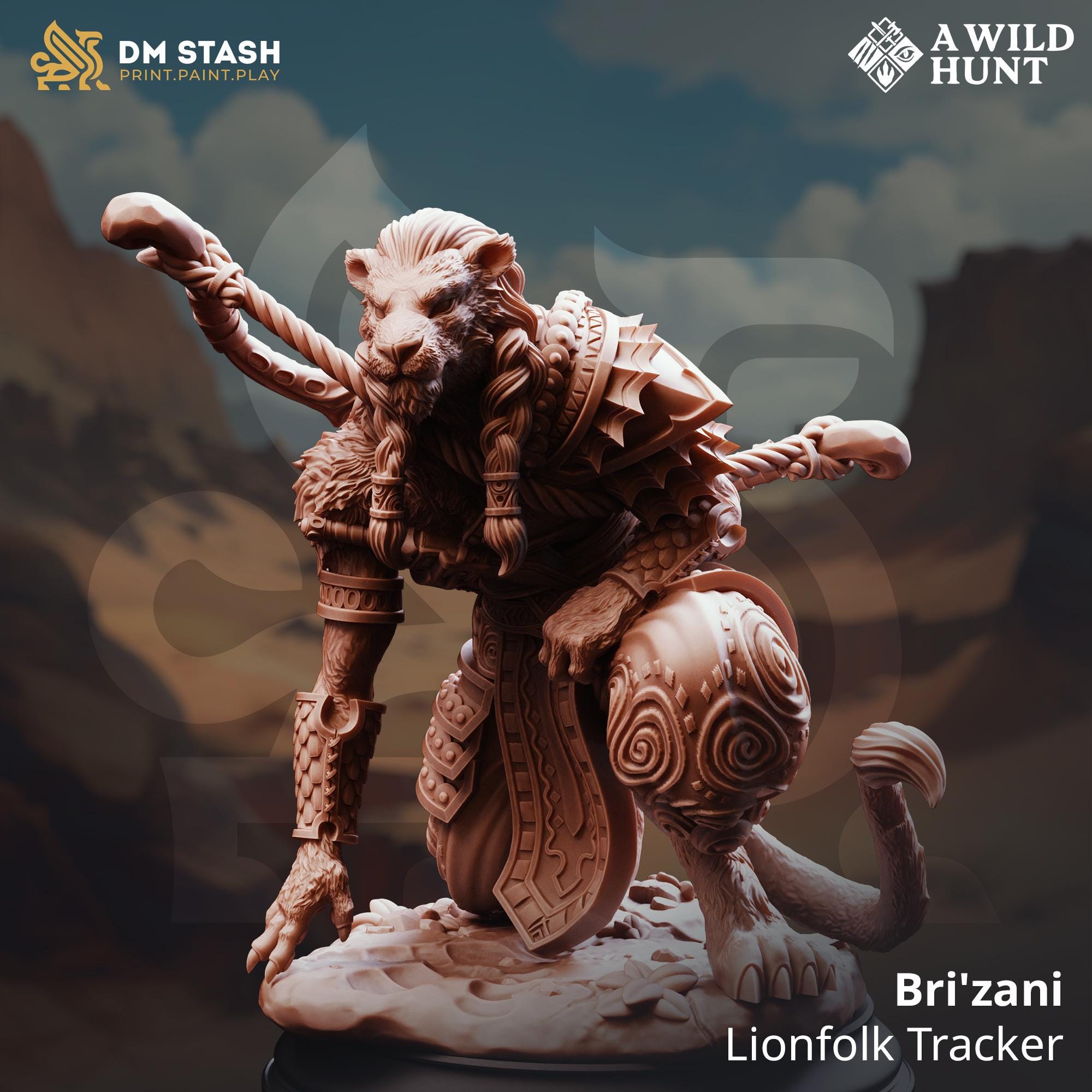 A Wild Hunt November 2025 Release | Paintable 3D Resin Printed Miniature by DM Stash