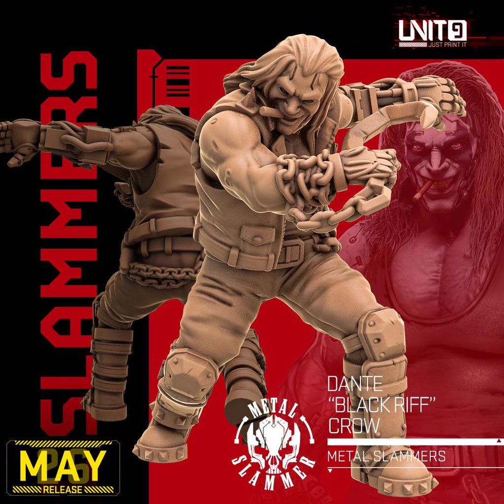 Metal Slammers Gang May 2026 Release | Paintable 3D Resin Printed Scifi Miniature by Unit9