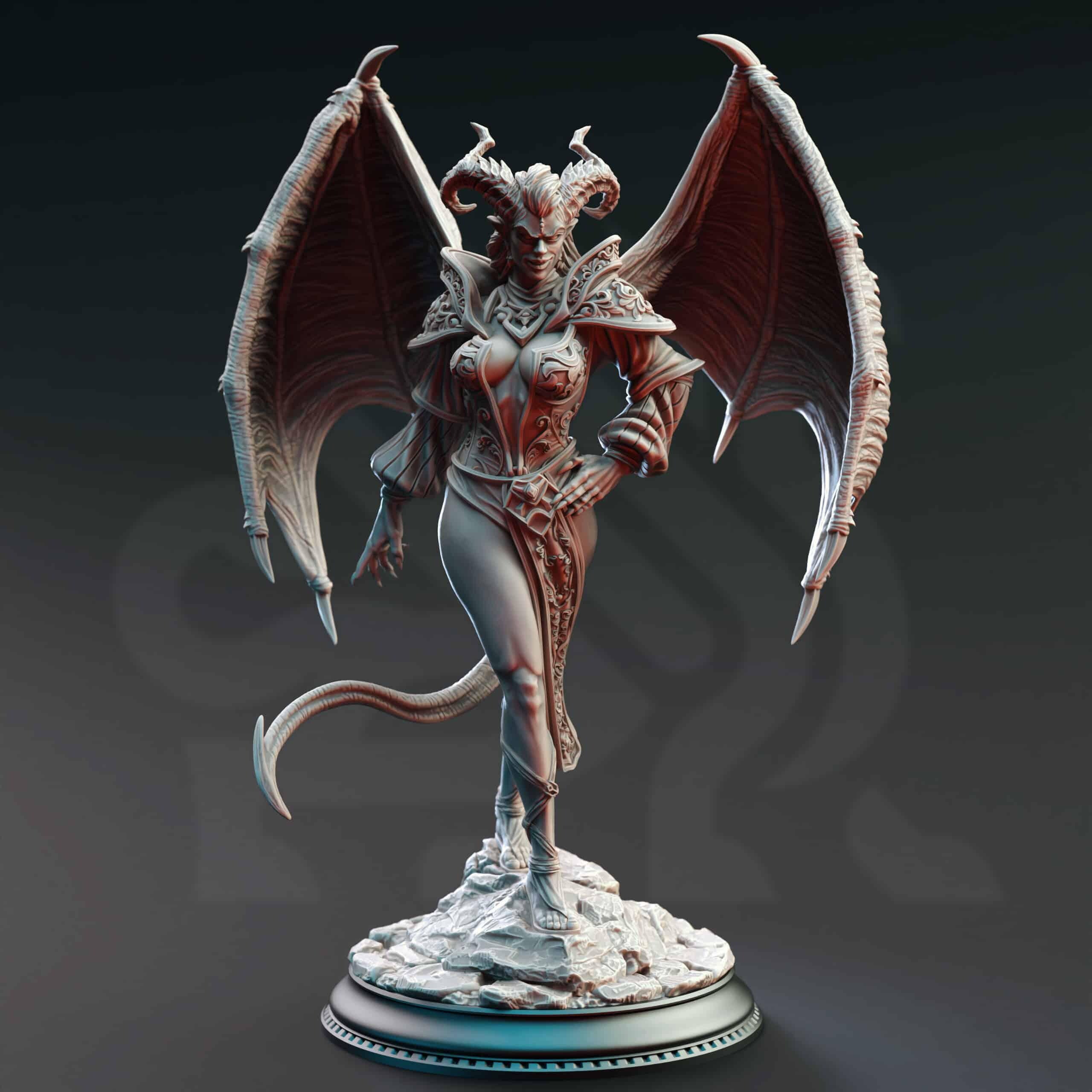 Devils & Divine January 2025 Release | Paintable 3D Resin Printed Miniature by DM Stash