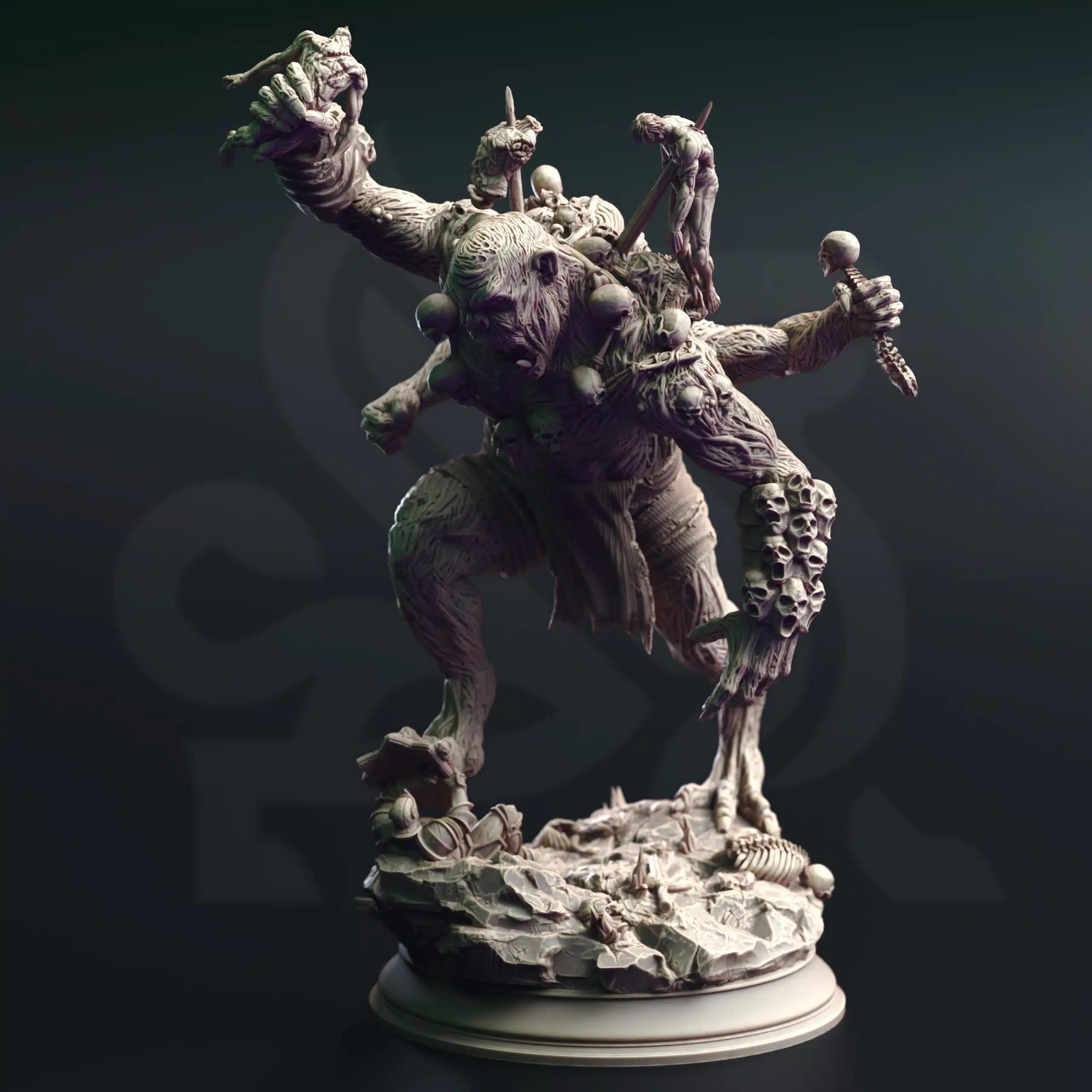 Bound in the Bloodmoon October 2024 Release | Paintable 3D Resin Printed Miniature by DM Stash