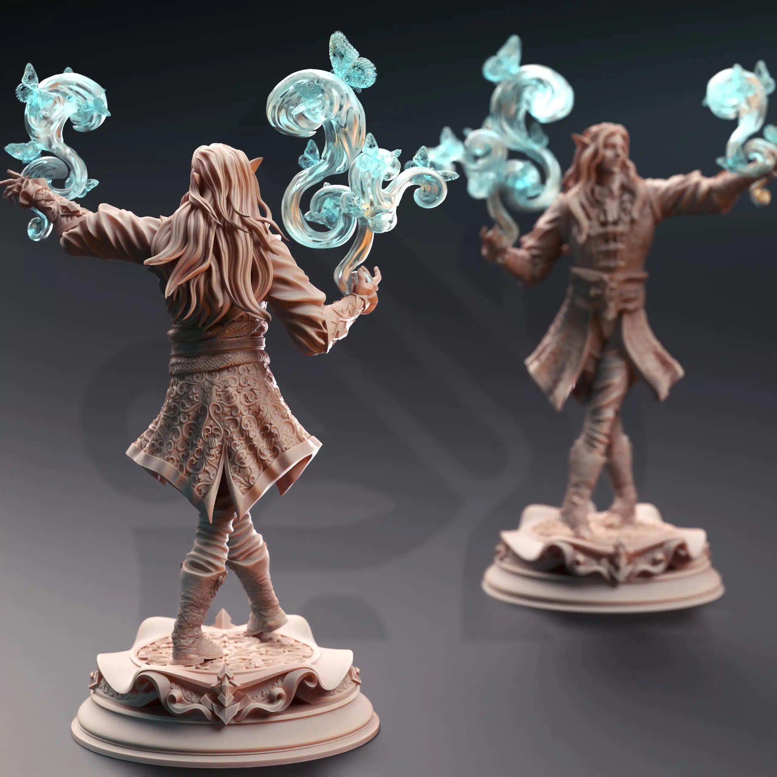 Thalorad “Goldhand” – Illustrious Elven Merchant | Paintable 3D Resin Printed Miniature by DM Stash