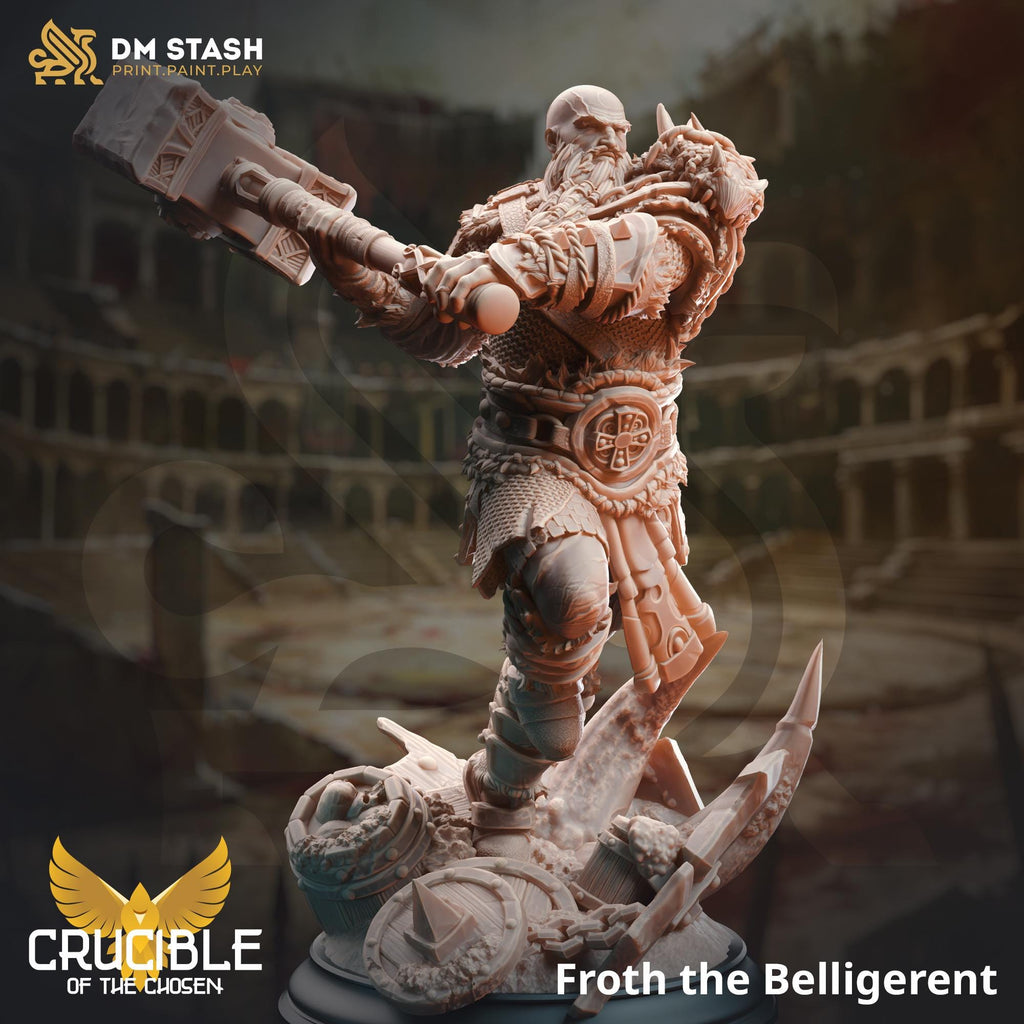 Crucible of the Chosen April 2024 Release | Paintable 3D Resin Printed Miniature by DM Stash