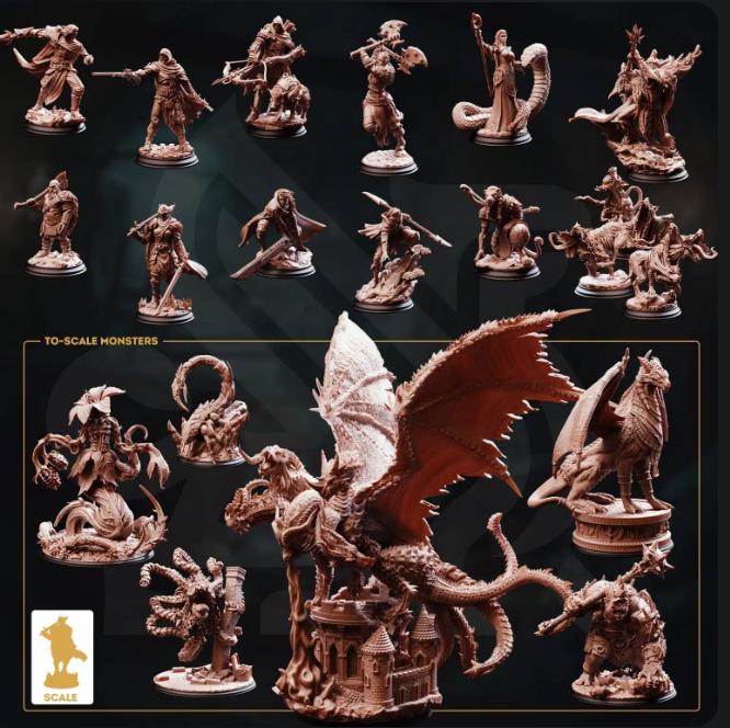 A Wild Hunt November 2025 Release | Paintable 3D Resin Printed Miniature by DM Stash