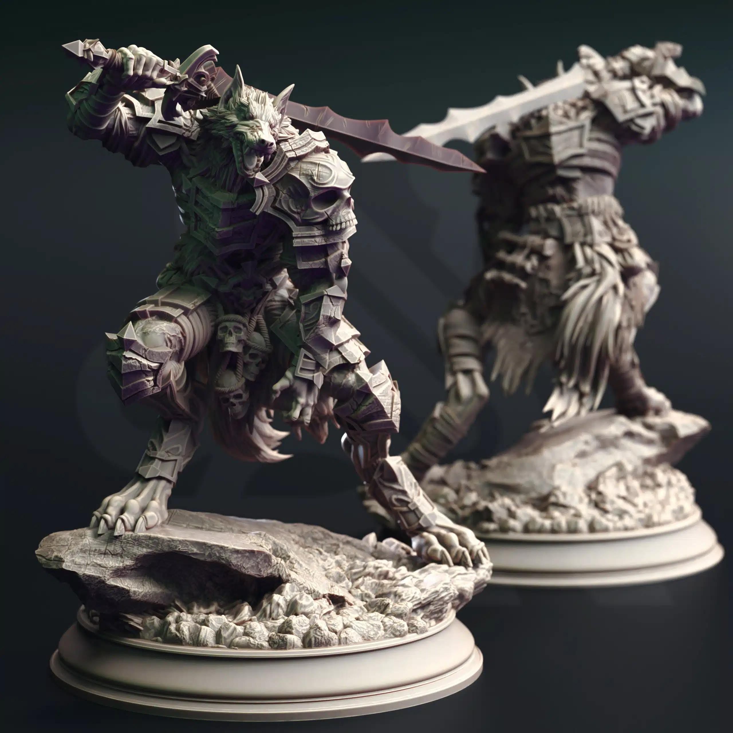 Bound in the Bloodmoon October 2024 Release | Paintable 3D Resin Printed Miniature by DM Stash