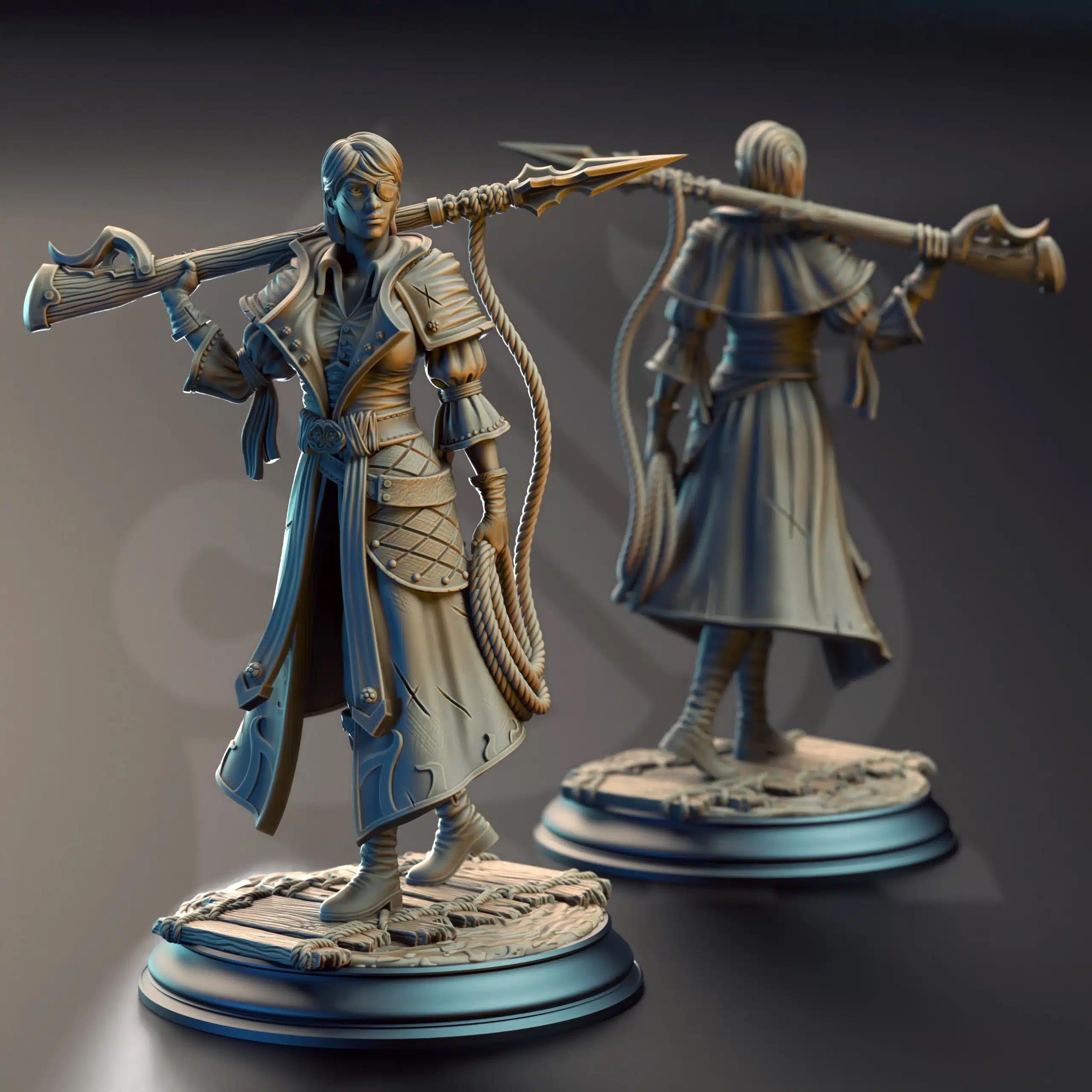 Blood on the Sails July 2025 Release | Paintable 3D Resin Printed Miniature by DM Stash