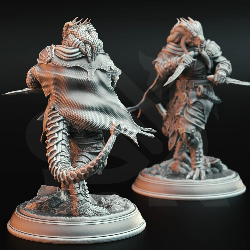 Umbrascale – Draconic Rogue | Paintable 3D Resin Printed Miniature by DM Stash