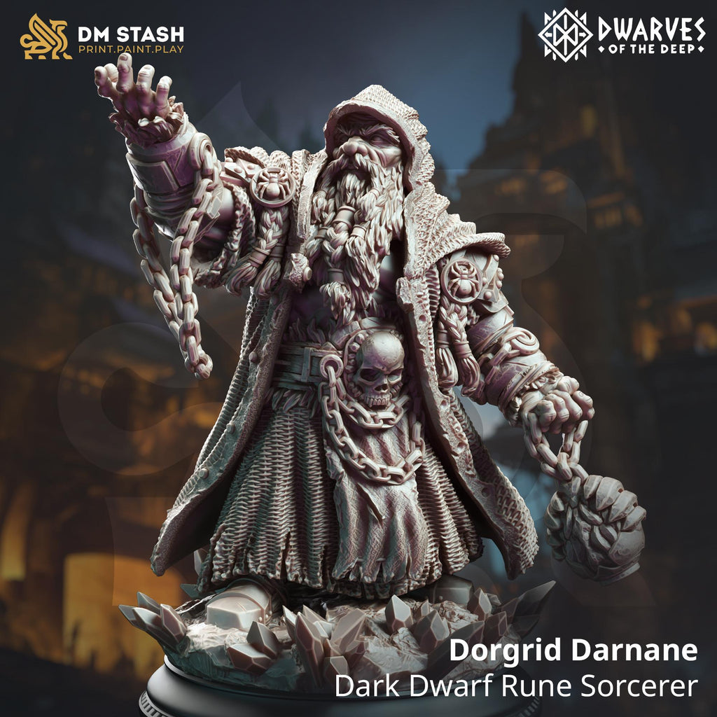 Dwarves of the Deep September 2024 Release | Paintable 3D Resin Printed Miniature by DM Stash