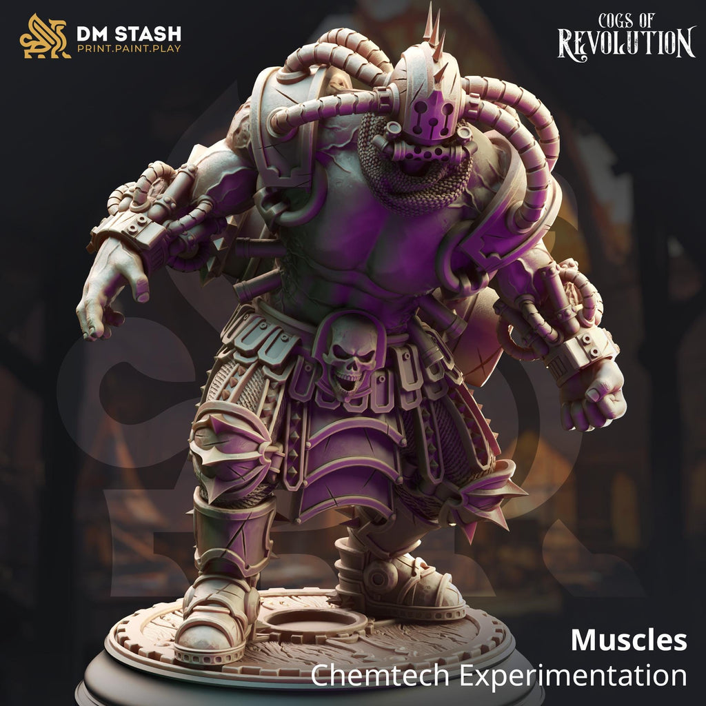 Cogs of Revolution February 2025 Release | Paintable 3D Resin Printed Miniature by DM Stash