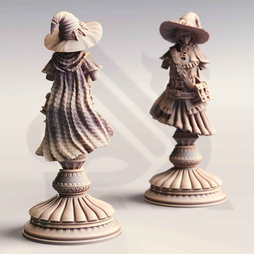 Alia of Ardris – Adept of Evocation (Bust) | Paintable Bust 3D Resin Printed Miniature by DM Stash