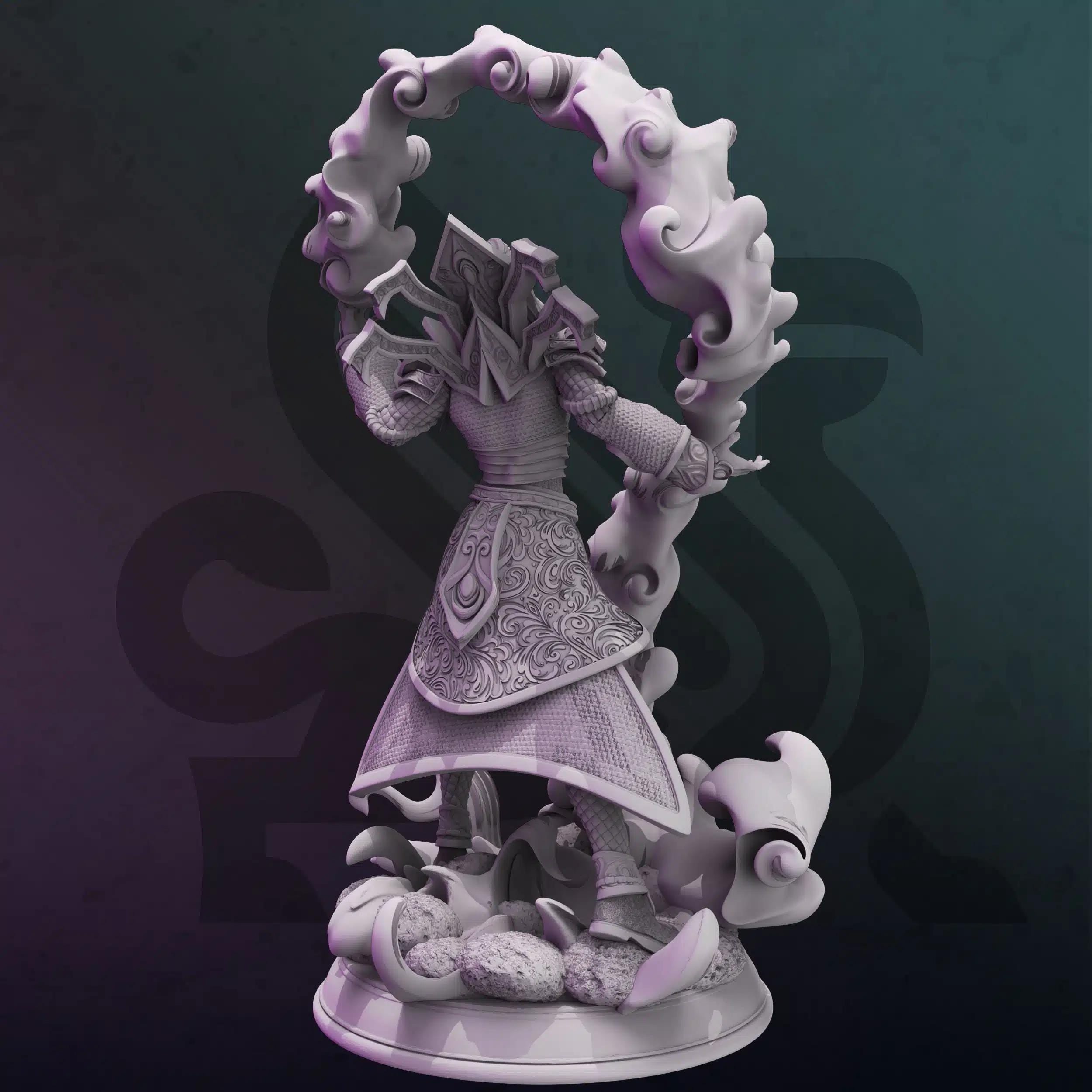Irivyl – The Blind Seeress | Paintable 3D Resin Printed Miniature by DM Stash