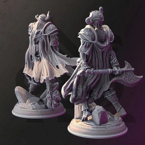 Arisen Warriors – Skeletal Guardian | Paintable 3D Resin Printed Miniature by DM Stash