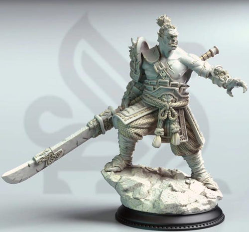Bao Long – Eastern Orc Battlemaster | Paintable 3D Resin Printed Miniature by DM Stash