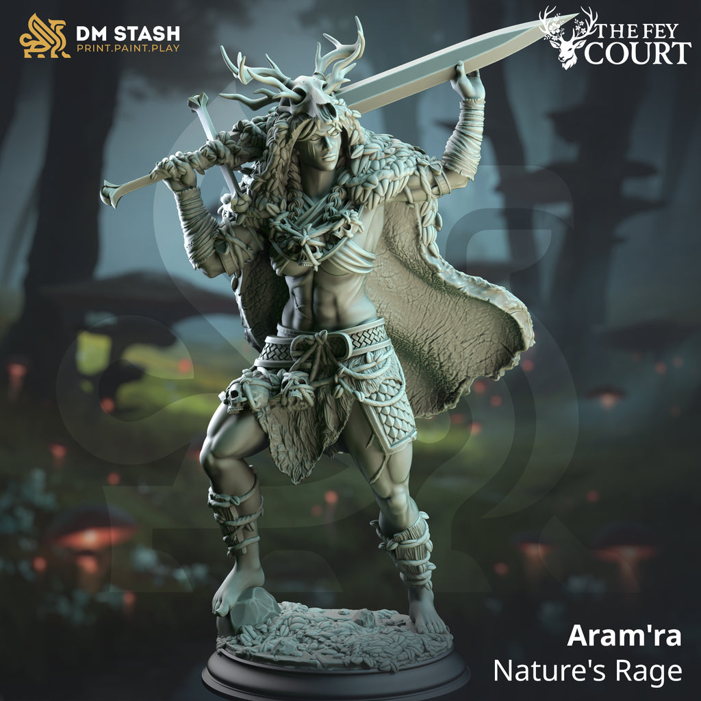 The Fey Court May 2025 Release | Paintable 3D Resin Printed Miniature by DM Stash