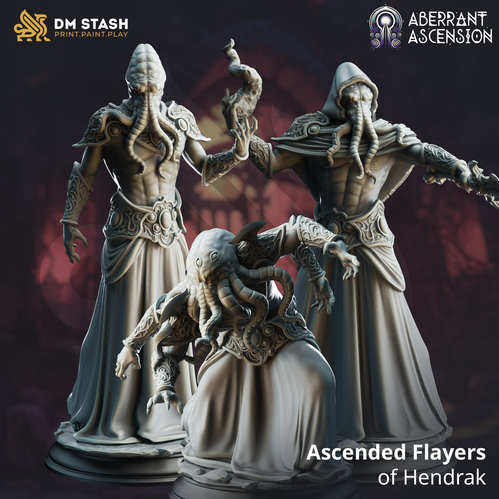 Aberrant Ascension July 2024 Release | Paintable 3D Resin Printed Miniature by DM Stash