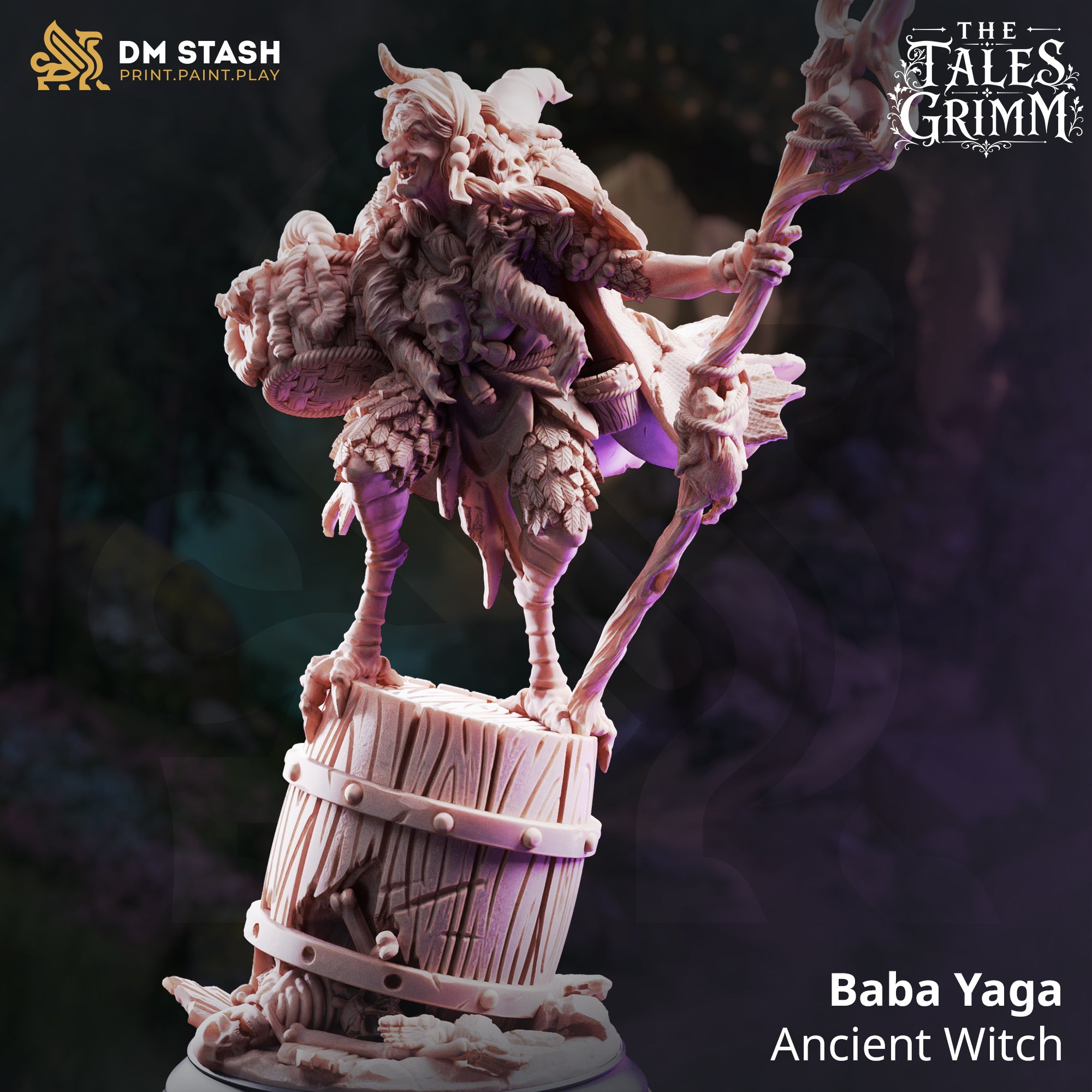 The Tales Grimm August 2026 Release | Paintable 3D Resin Printed Miniature by DM Stash
